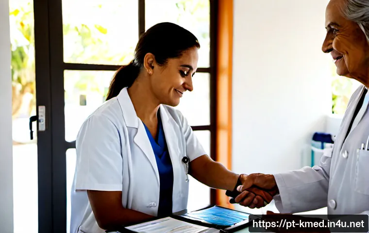Home 17 한의사로서의 의료 봉사 경험 - Photorealistic Brazilian community health clinic, compassionate integrative medicine doctor in a cle...